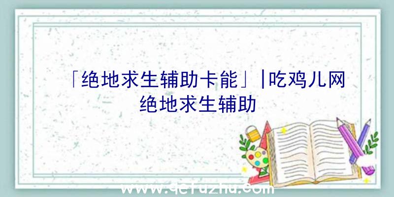 「绝地求生辅助卡能」|吃鸡儿网绝地求生辅助